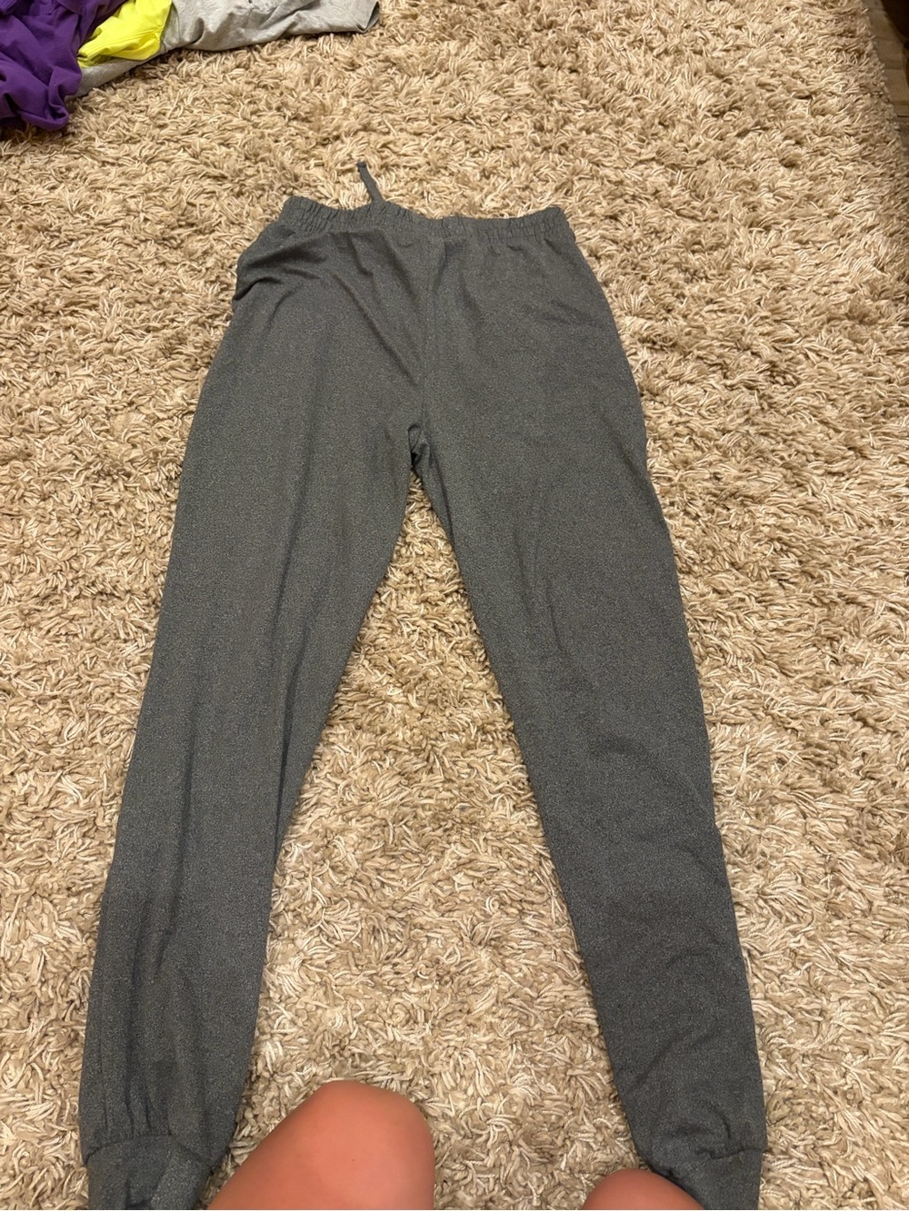 Justice Heather Gray Elastic Waist Joggers
